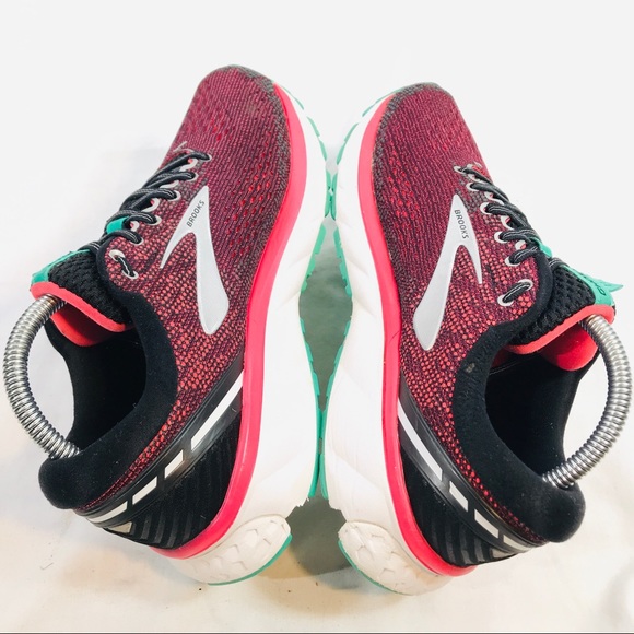 Brooks Ghost 11 Women’s Size 8.5 B Pink Black Aqua Athletic Running Shoes. - Picture 11 of 11